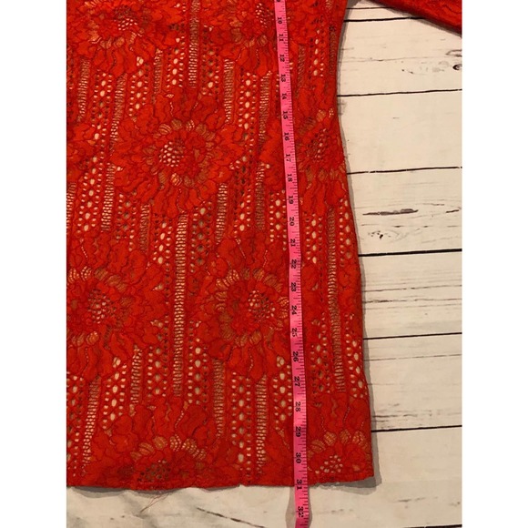 Endless Rose red Ornage Lace XS Boutique Bohemian Boho Going Out Dress - Picture 9 of 9